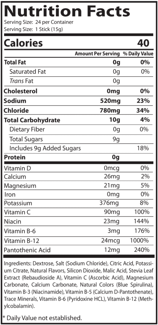 Mud Dog Berry Max Hydration & Recovery 1 Bag of 24 - 15g Packs - Image 2