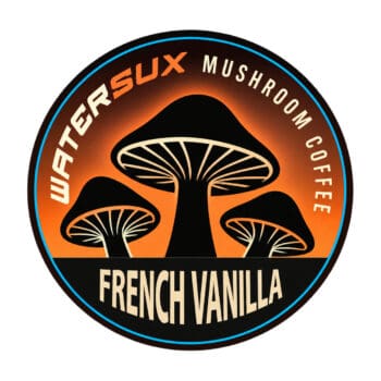 Water Sux French Vanilla Mushroom Coffee — 30 Servings 1 scoop(6g)